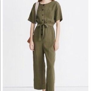 Madewell Olive Green Jumpsuit